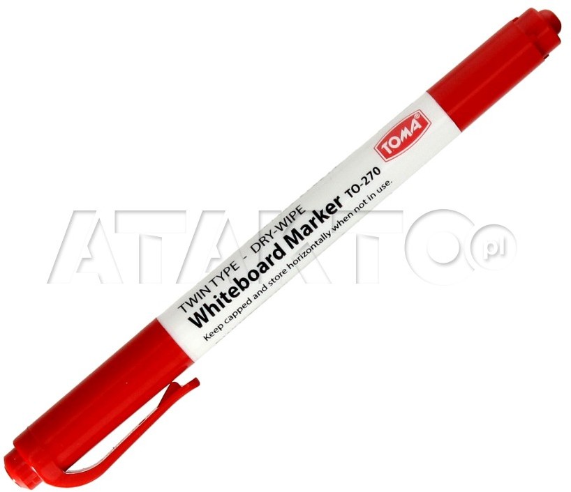 Toma Marker tablic 0.8-1.5 czerwony dwustronny TO-270 TA1563