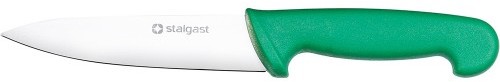 Stalgast Nóż kuchenny zielony / L: 21 cm 281212