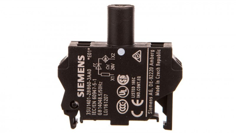 Siemens SIRIUS ACT Blok LED 24V ACDC biały 3SU1401-2BB60-3AA0 3SU1401-2BB60-3AA0