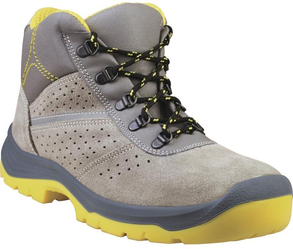 Delta-Plus TANGARA2 S1P SRC - trzewiki z dwoiny skórzanej welur z podnoskiem i wkładką antyprzebiciową - 36-47.