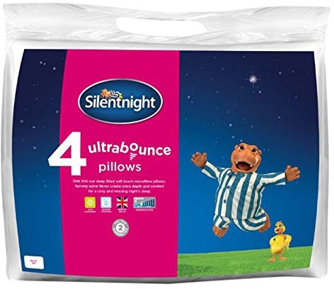 Silentnight Silent Night UltraBounce  poduszka pod głowę, biały, 4 szt. 372312EB