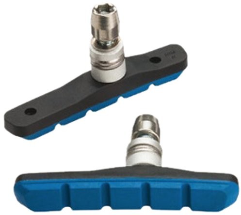 Jagwire okładziny hamulców tarczowych, Mountain Sport na buty V-Brake Hamulec na obręcz aluminiowa, 25 sztuki, niebieski JA7721