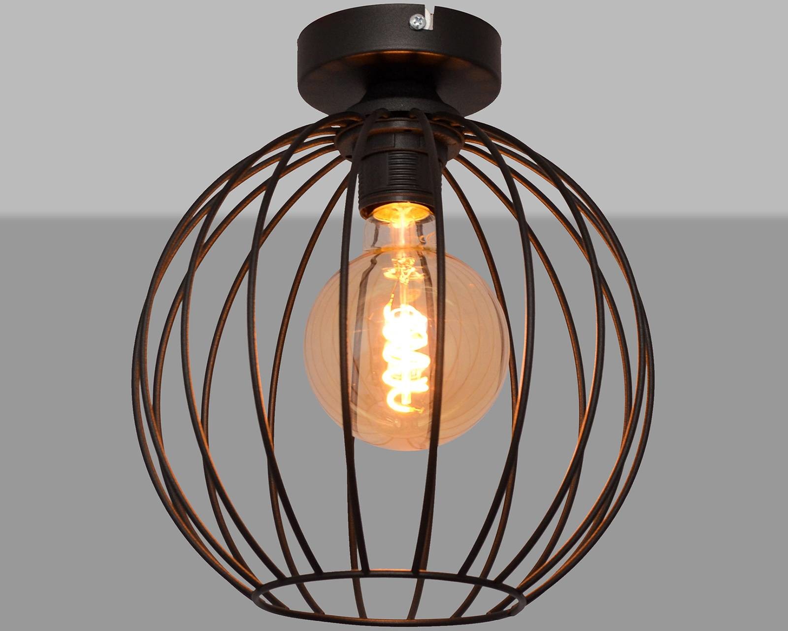 EULUNA Lampa sufitowa Cumera z otwartym kloszem,  24cm