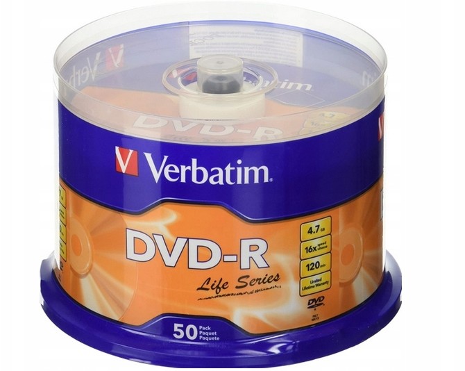 Verbatim Dvd-r x16 logo 50szt