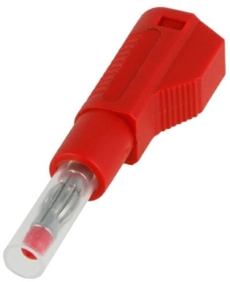 Wtyk bananowy Amass 25.450.1 RED