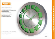 Atrix Zegar reklamowy aluminiowy arabic /300mm AL2035