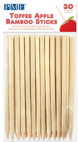PME pme ls174 bambusowe listwy do kandierte jabłka 13 cm, 30 sztuki, drewno, Brown, CM, 0.3 x 0.3 x 13 cm, 30 jednostek LS174