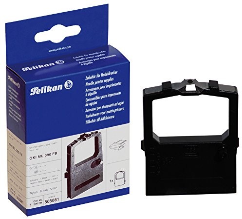 Pelikan 505081  taśma barwiąca do OKI ML 390 FB, nylon, rozmiar: 8 MM X 1.8 m, czarny 505081