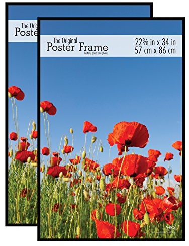 MCS 65548 oryginalny plakat Frame, Black, 22.38 X 34-inch, Set of 2 _ P 65548