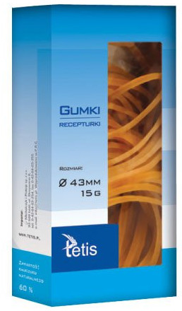 Tetis Gumki recepturki - 38mm 250g