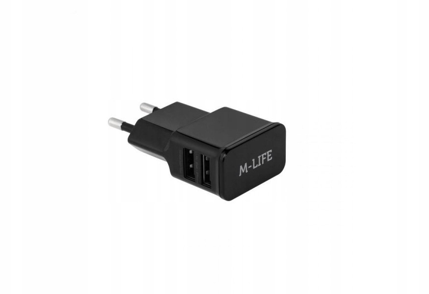 M-Life Ładowarka Sieciowa 2XUSB 2000 Ma 5 V