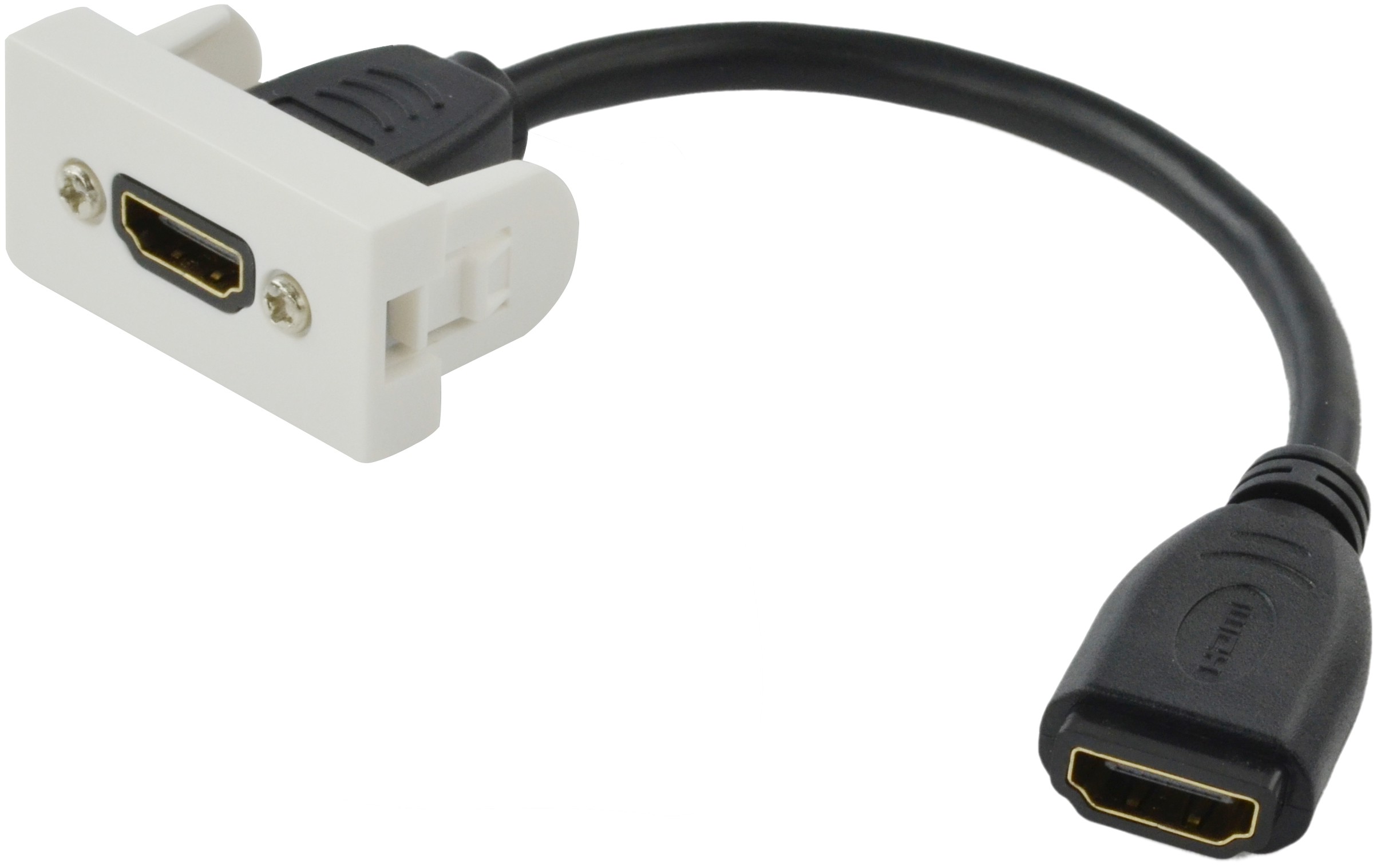 Mediabox 45x45 moduł 1M 1x gniazdo Hdmi 20cm