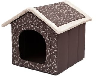 Hobbydog Buda dla Psa brąz kości R1 o wymiarach 38 cm x 38 cm x 32 c R1 BUDKOS15
