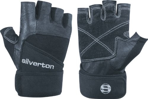 Silverton POWER rękawiczki fitness, do podnoszenia ciężarów, czarny, XL 43140XL