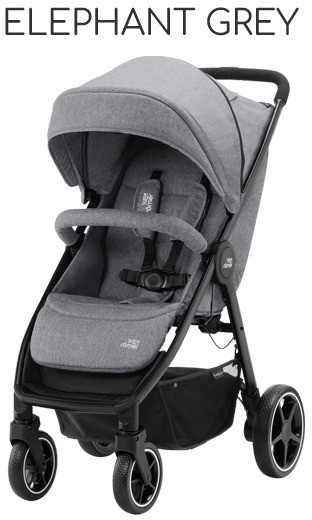 Britax Romer ROMER B-AGILE M SPACEROWY ! ! Elephant Grey Wrmr01