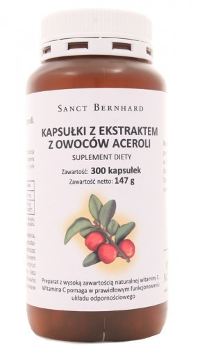 Sanct Bernhard Acerola kapsułki - Bernhard - 300kaps 02441
