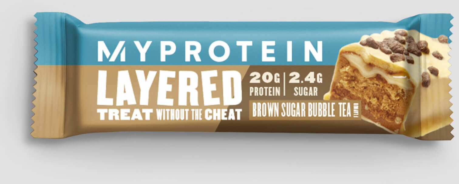 Zdjęcia - Odżywka białkowa Myprotein Retail Layer Bar  - Brown Sugar Bubble Tea (Sample)