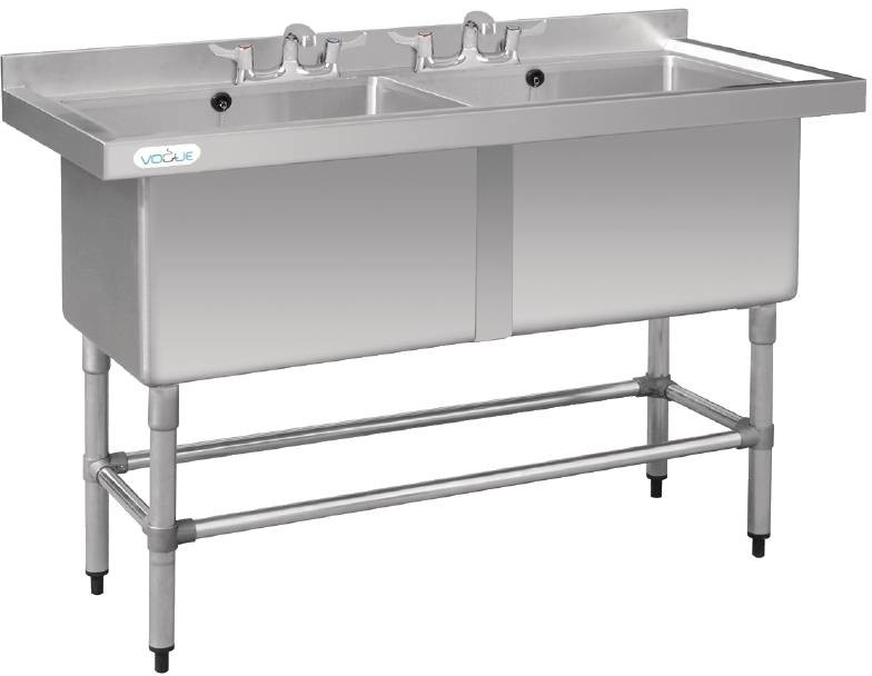 Vogue Zlew dwukomorowy | 1410x600x(H)900mm 406