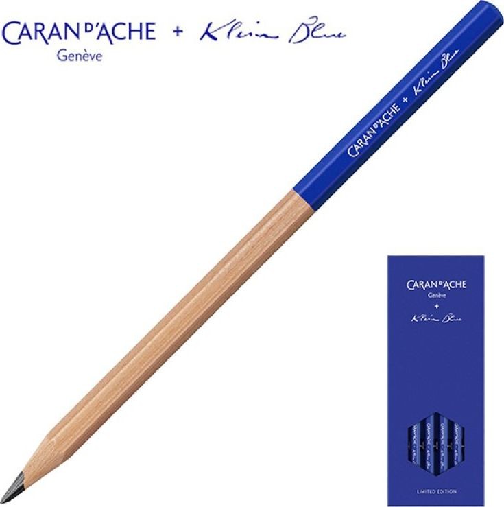 Caran dAche Caran d`Arche Zestaw ołówków grafitowych Klein Blue HB 4szt. ołówki niebieskie CD361-648
