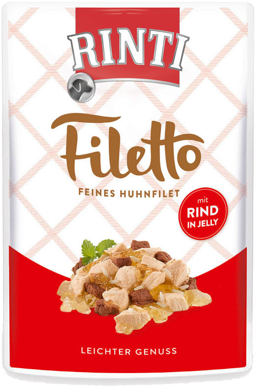 Rinti Filetto Kurczak z wołowiną w galaretce saszetka 100g