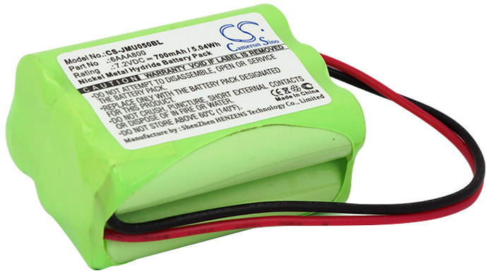 Cameron Sino JAY UTE 050 6AAA800 700mAh 5.04Wh Ni-MH 7.2V CS-JMU050BL