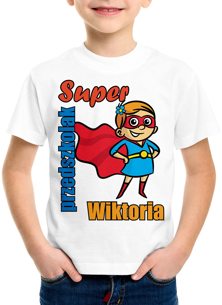 Poczpol Super przedszkolak - dziewczynka - koszulka dziecięca 42474-M