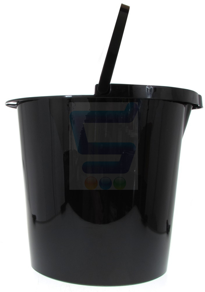 Plast Team Plastikowe wiadro Czarne 10 L