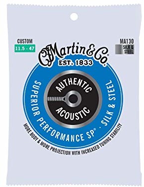 Martin MA130 Autentyczna akustyczna - SP - Jedwab i stal Niestandardowy (11-47) 41Y18MA130 41Y18MA130