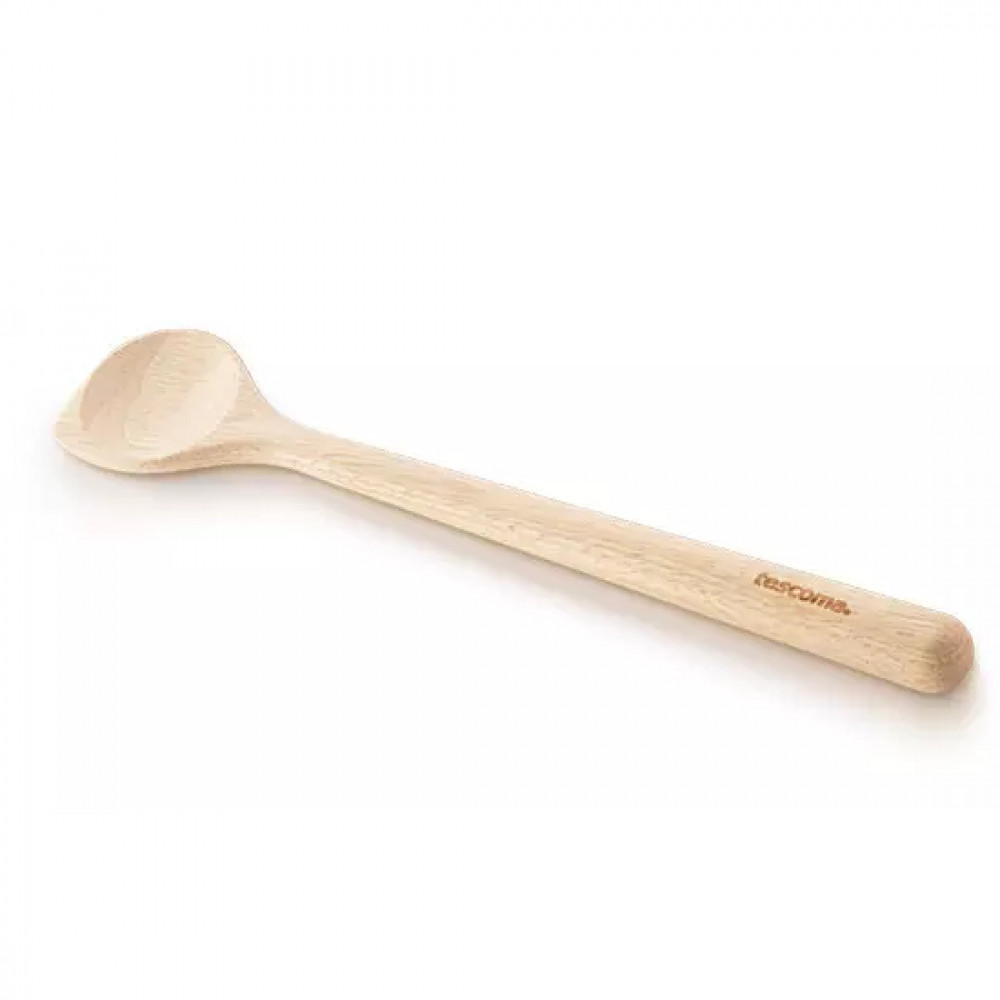 Tescoma Feelwood 30 Cm Beżowa Łyżka Kuchenna Z Rogiem Drewniana W120h