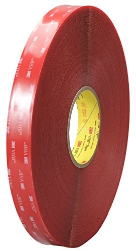 3M 3 m VHB taśmy samoprzylepne, 0,5 MM, przezroczysty, 19 mm x 33 m, przezroczysty 7000072262