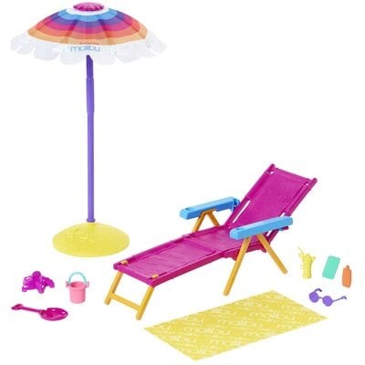 Mattel Zestaw plażowy Barbie Dzień na plaży GYG17