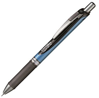 Pentel Żelowy Długopis BLN75-AO EnerGel z mechanizmem dociskowym i ostrzem igły, 1 sztuka, 0,5 mm