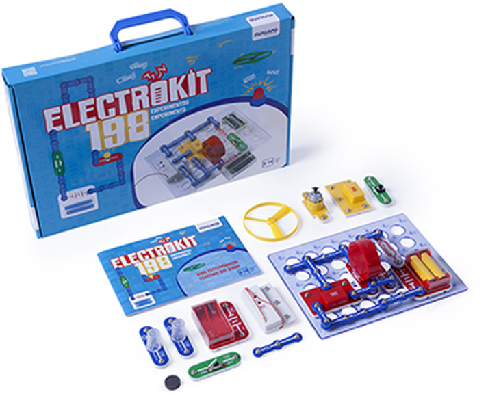Miniland Zestaw konstrukcyjny - edukacyjny - elektrokit 198 elementów
