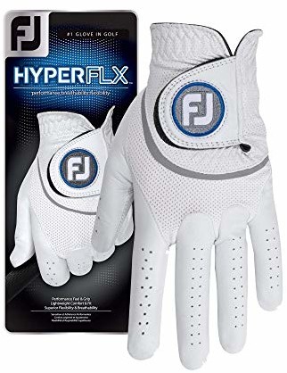 Footjoy Męskie rękawice golfowe HyperFLX, białe, L 68257