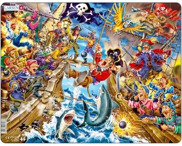 Larsen Puzzles 2 pirate ships