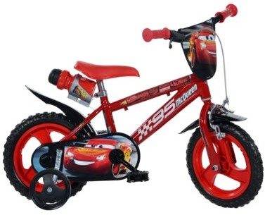 Disney Rower Auta Cars 12 Czerwono-czarny