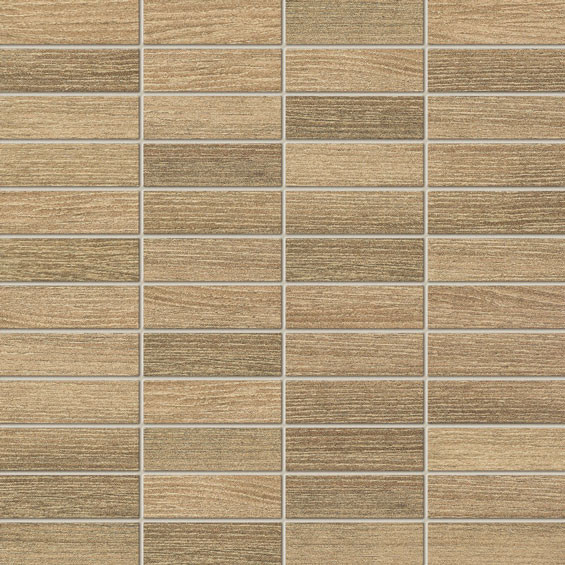 Tubądzin Ilma brown Mozaika ścienna 29,8x29,8x0,8  brązowa połysk