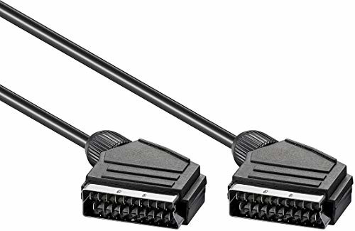 PremiumCord PremiumCord SCART kabel 5 m, wtyczka SCART na wtyku SCART, 21-biegunowy, czarny kjss-5