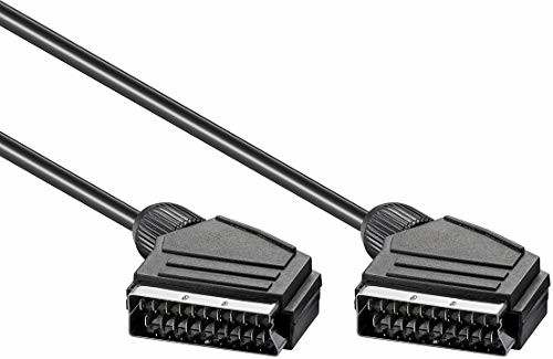 PremiumCord PremiumCord SCART kabel 3 m, wtyczka SCART na wtyku SCART, 21-biegunowy, czarny kjss-3