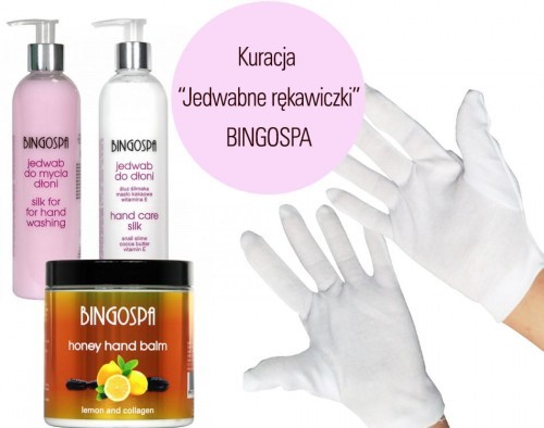 BingoSpa Kuracja Jedwabne rękawiczki