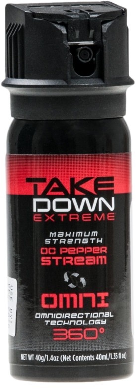 MACE Security International, Inc. Gaz pieprzowy Take Down Extreme Omni 360 - strumień 40 ml (3046)