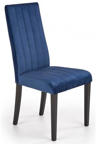 Elior Producent: Pikowane krzesło do salonu Iston 2X - granatowe Pikowane krzesło do salonu Iston 2X - granatowe