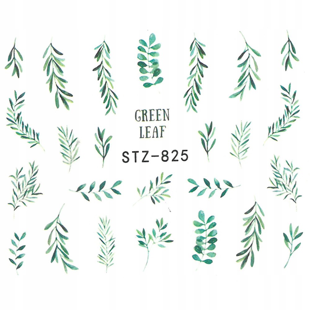 Naklejki Wodne Do Paznokci Letnie Wzory Stz 825