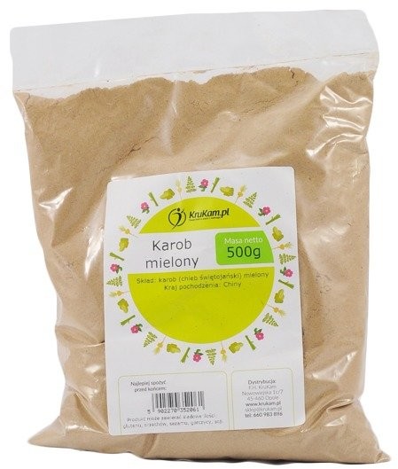 KruKam Karob mielony chleb świętojański 500g
