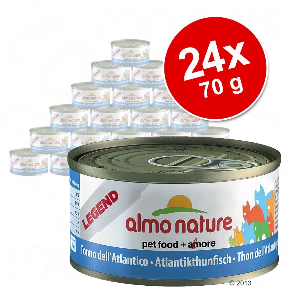Almo Nature Legend Zestaw Legend, 24 x 70 g - Łosoś i marchew