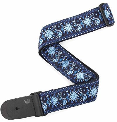 Planet Waves T20W1418 5-calowy Monterey 2 tkany pasek do gitary - niebieski T20W1418