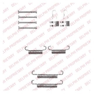 Delphi Zestaw akcesoriów, szczęki hamulcowe hamulca postojowego LY1333