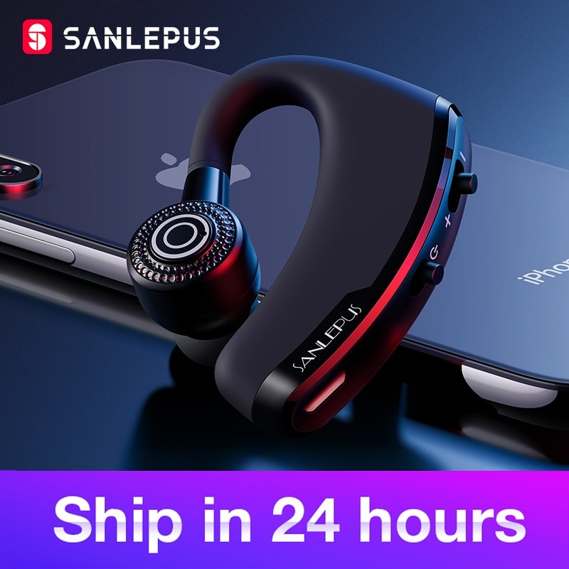 SANLEPUS zestaw słuchawkowy Bluetooth bezprzewodowy zestaw słuchawkowy zestaw słuchawkowy z