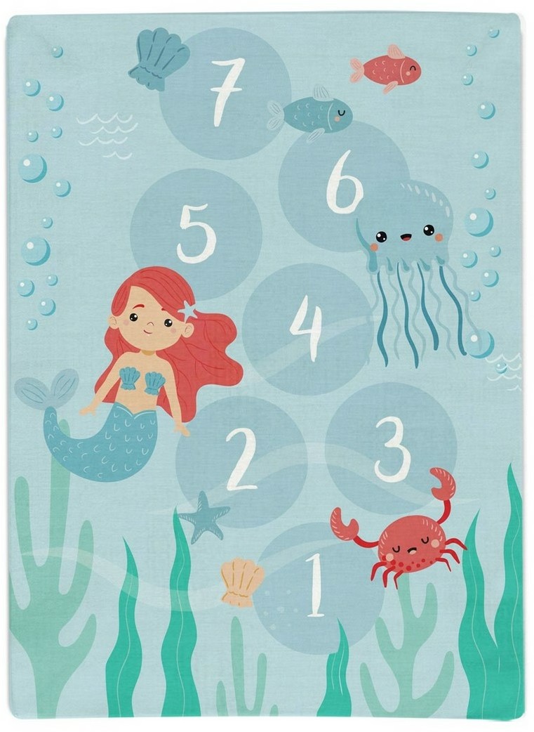 Domarex Dywanik dziecięcy z pianki z pamięcią Ocean Class, 100 x 150 cm