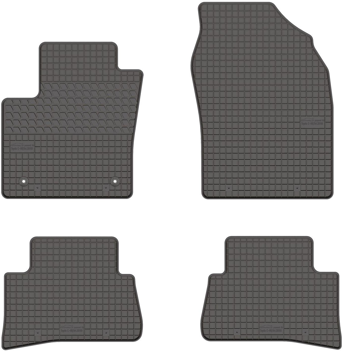 MotoHobby Toyota C-HR - dywaniki gumowe dedykowane